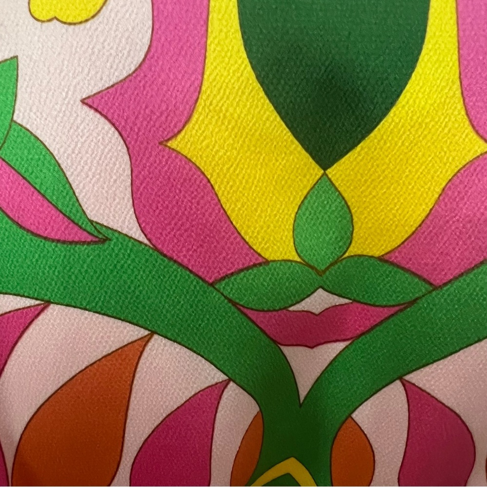 NWT Big Hit Boutique Go Go Abstract Vibrant‎ Color Dress -- L - Picture 8 of 12